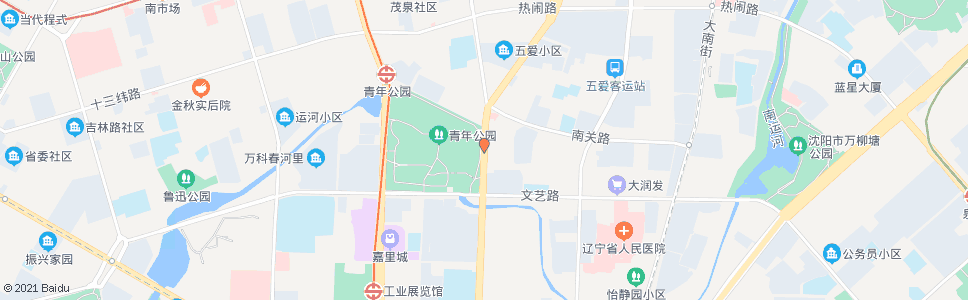 沈阳风雨坛街西滨河路_公交站地图_沈阳公交_妙搜公交查询2024