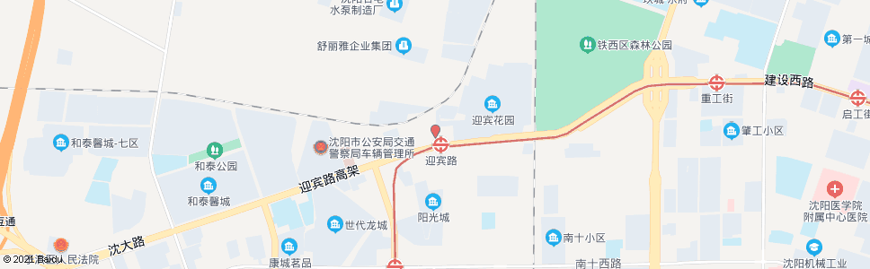 沈阳洪湖北街沈大路_公交站地图_沈阳公交_妙搜公交查询2025