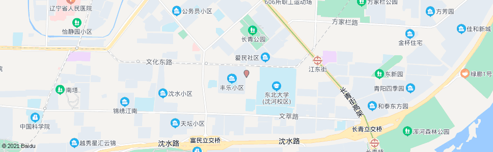 沈阳丰乐一街文化东路_公交站地图_沈阳公交_妙搜公交查询2025