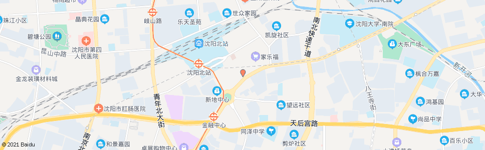 沈阳虎跃快客_公交站地图_沈阳公交_妙搜公交查询2024