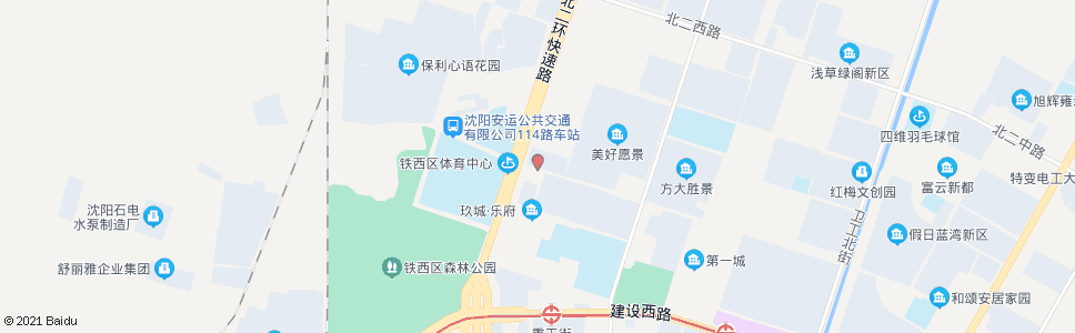 沈阳重工街北四路_公交站地图_沈阳公交_妙搜公交查询2025