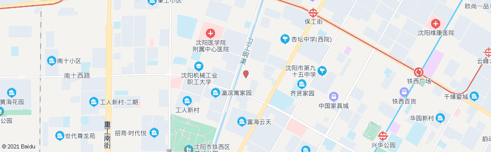 沈阳南九路卫工街_公交站地图_沈阳公交_妙搜公交查询2024