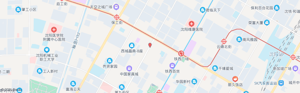 沈阳景星街南六路_公交站地图_沈阳公交_妙搜公交查询2024