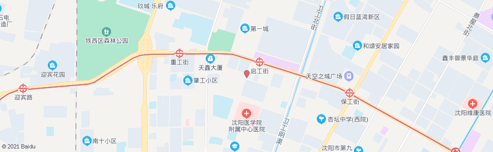 沈阳启工街南六路_公交站地图_沈阳公交_妙搜公交查询2024