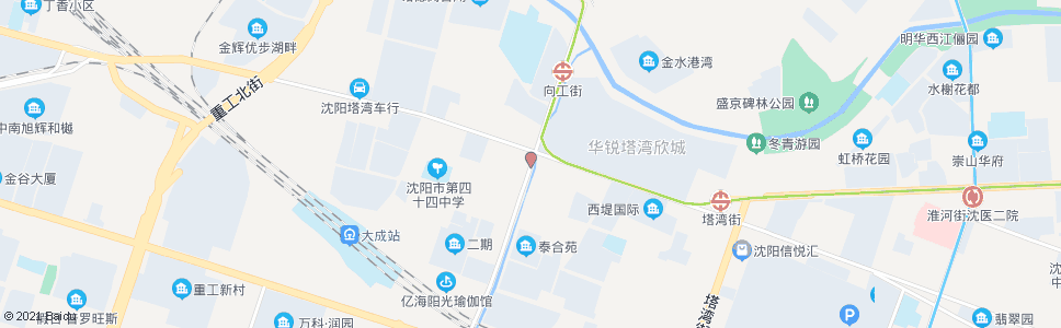 沈阳岐山一校实验小学_公交站地图_沈阳公交_妙搜公交查询2024