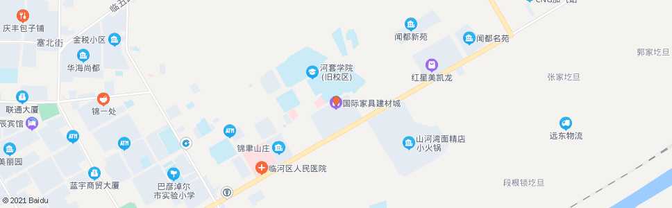 巴彦淖尔国际家具建材城_公交站地图_巴彦淖尔公交_妙搜公交查询2024