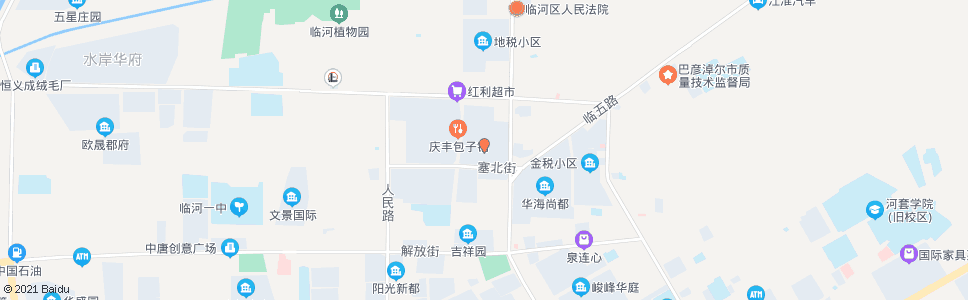 巴彦淖尔鸿臣鸥洲假日(西)_公交站地图_巴彦淖尔公交_妙搜公交查询2024