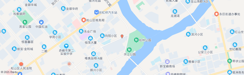 赤峰木兰街东口(小太阳幼儿园)_公交站地图_赤峰公交_妙搜公交查询2024