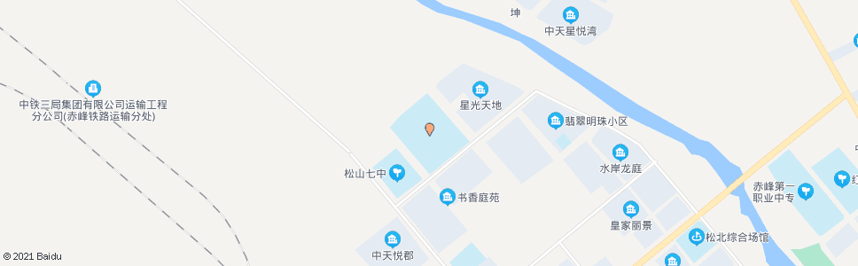 赤峰红旗中学分校(奥富斯网吧)_公交站地图_赤峰公交_妙搜公交查询2024