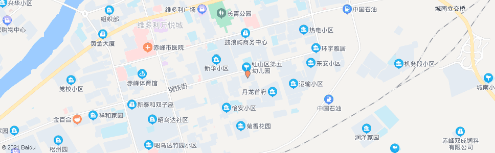 赤峰大栅栏南口(欧萨克西餐厅)_公交站地图_赤峰公交_妙搜公交查询2024