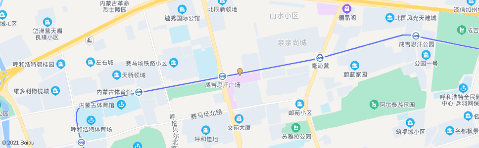 呼和浩特武警呼市指挥学校_公交站地图_呼和浩特公交_妙搜公交查询2024