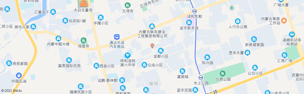 呼和浩特呼市东大肛肠医院_公交站地图_呼和浩特公交_妙搜公交查询2024