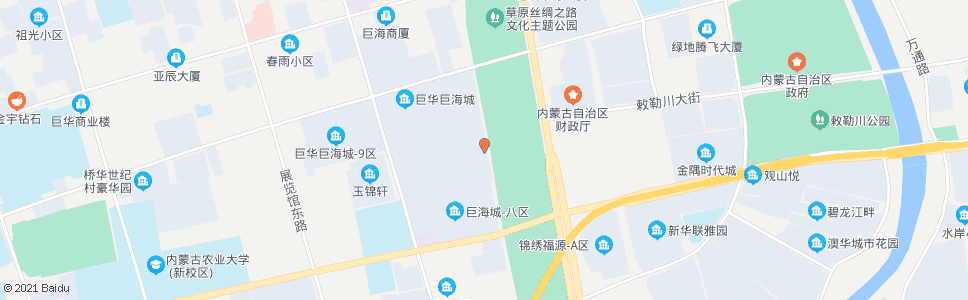 呼和浩特巨华4区东门_公交站地图_呼和浩特公交_妙搜公交查询2024