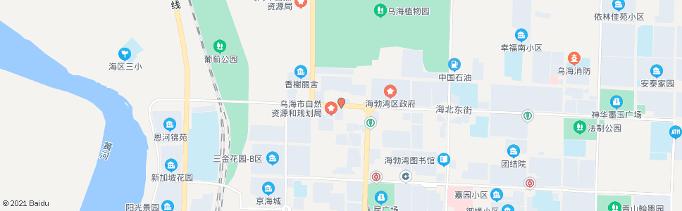 乌海盛世家园建材_公交站地图_乌海公交_妙搜公交查询2024