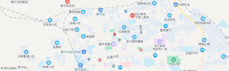 乌兰察布新体路小学_公交站地图_乌兰察布公交_妙搜公交查询2024