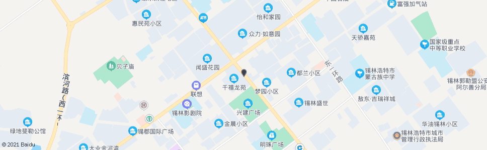 锡林郭勒千禧龙苑小区_公交站地图_锡林郭勒公交_妙搜公交查询2024