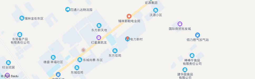 锡林郭勒电力新村_公交站地图_锡林郭勒公交_妙搜公交查询2024