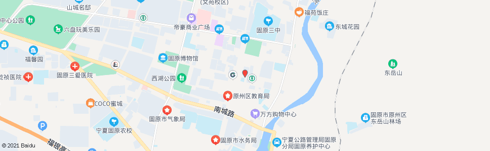 固原市政府南门_公交站地图_固原公交_妙搜公交查询2024