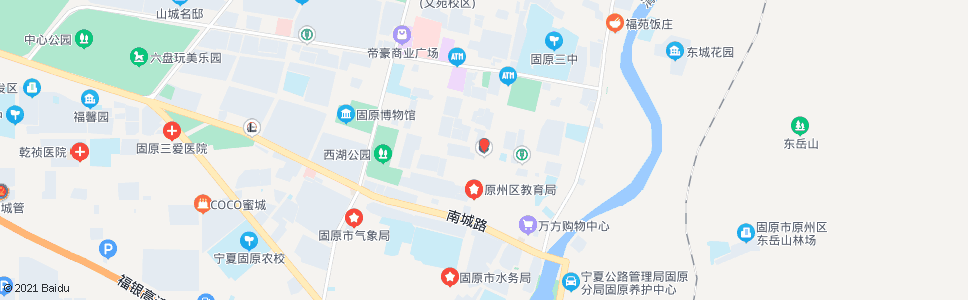 固原建行什字_公交站地图_固原公交_妙搜公交查询2024