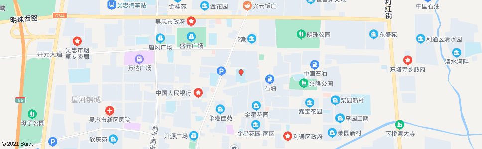 吴忠盛元小学_公交站地图_吴忠公交_妙搜公交查询2024