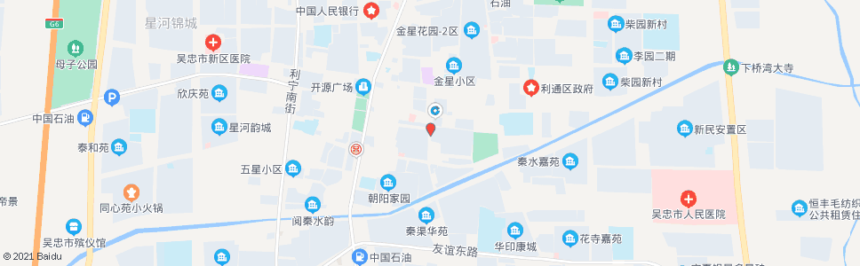 吴忠朝阳小区_公交站地图_吴忠公交_妙搜公交查询2024