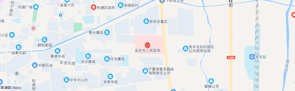 吴忠市医院_公交站地图_吴忠公交_妙搜公交查询2024