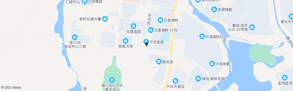 银川庆丰街六盘山路口_公交站地图_银川公交_妙搜公交查询2024