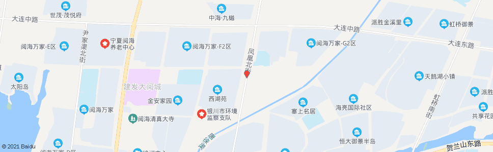 银川正源街阅福路口_公交站地图_银川公交_妙搜公交查询2024