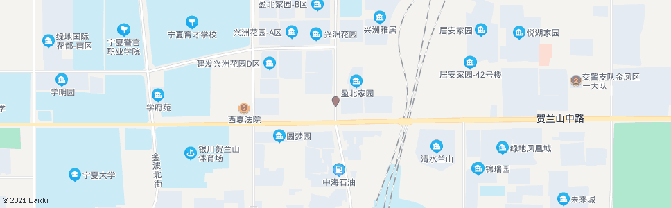 银川兴州街贺兰山路口_公交站地图_银川公交_妙搜公交查询2025