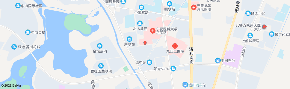 银川医学院南门_公交站地图_银川公交_妙搜公交查询2024