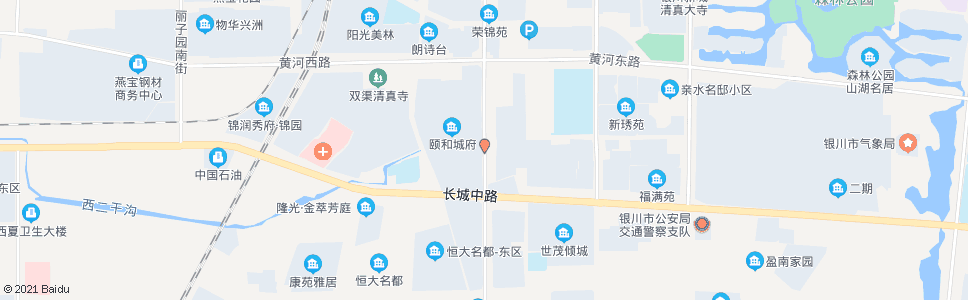 银川通达街满瑞巷口_公交站地图_银川公交_妙搜公交查询2024