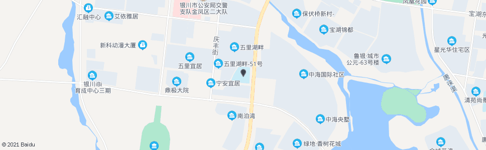 银川宝湖实验小学_公交站地图_银川公交_妙搜公交查询2024