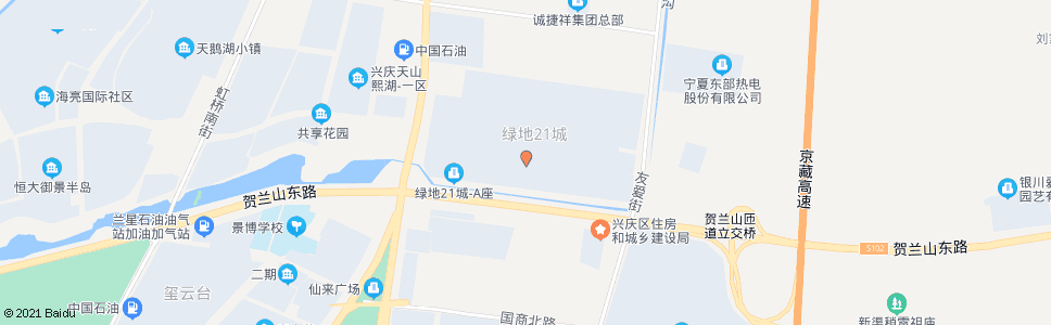 银川德源街贺兰山路口_公交站地图_银川公交_妙搜公交查询2025