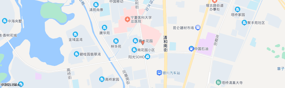 银川胜利街六盘山路口_公交站地图_银川公交_妙搜公交查询2025