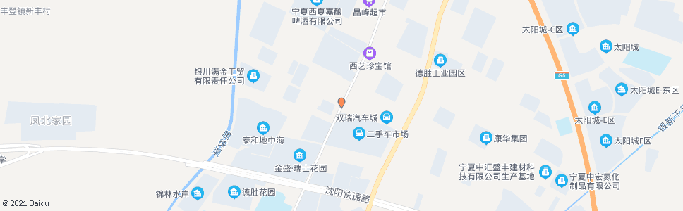 银川虹桥街沁园路口_公交站地图_银川公交_妙搜公交查询2025