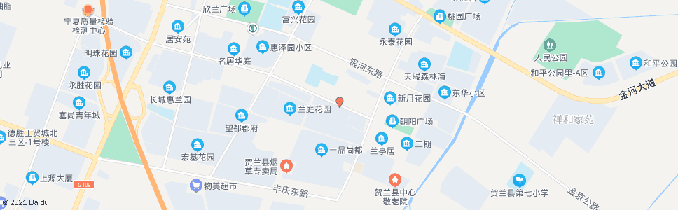 银川居安路建设街口_公交站地图_银川公交_妙搜公交查询2024