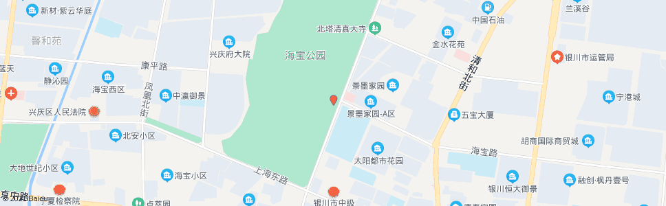 银川北塔路口_公交站地图_银川公交_妙搜公交查询2024