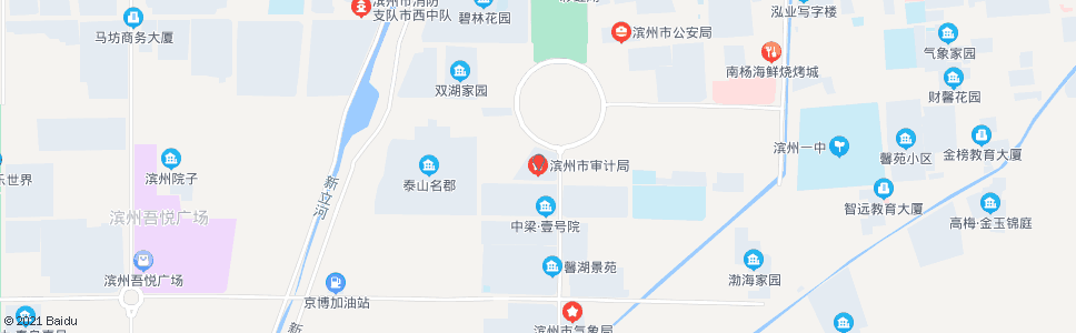 滨州市审计局_公交站地图_滨州公交_妙搜公交查询2024