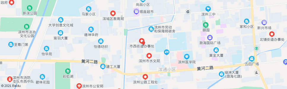 滨州市西办事处_公交站地图_滨州公交_妙搜公交查询2024