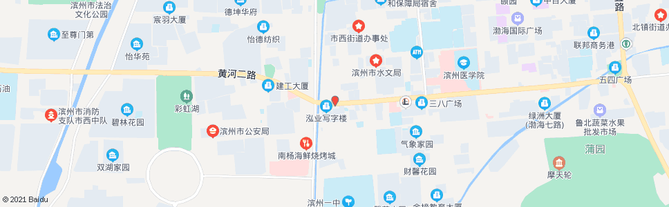 滨州建工宿舍_公交站地图_滨州公交_妙搜公交查询2024