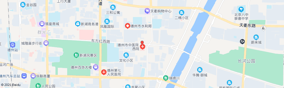 德州市中医院_公交站地图_德州公交_妙搜公交查询2024