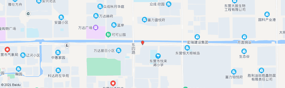 东营东四路路口_公交站地图_东营公交_妙搜公交查询2025