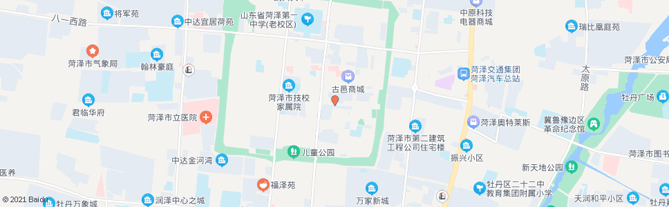 菏泽茶叶市场_公交站地图_菏泽公交_妙搜公交查询2024