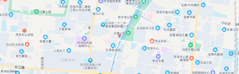 菏泽市建设局家属院_公交站地图_菏泽公交_妙搜公交查询2024