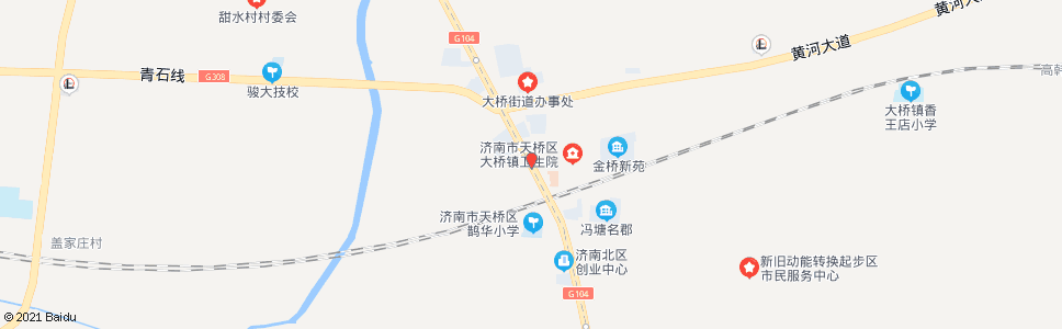 济南马家店_公交站地图_济南公交_妙搜公交查询2024