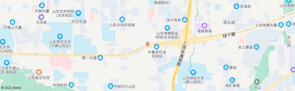 济南经十路燕子山路_公交站地图_济南公交_妙搜公交查询2024