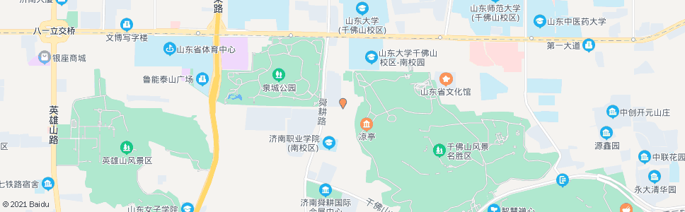 济南千佛山西路马鞍山路_公交站地图_济南公交_妙搜公交查询2024