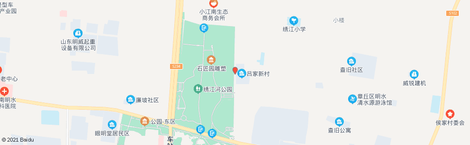 济南吕家新村_公交站地图_济南公交_妙搜公交查询2024