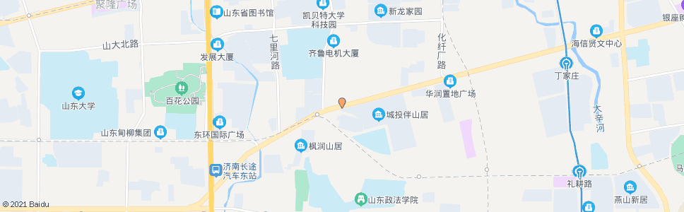 济南工业南路华信路_公交站地图_济南公交_妙搜公交查询2024