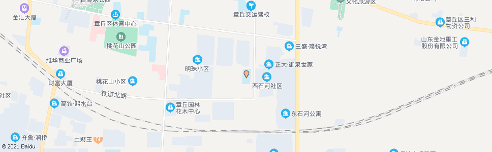 济南明水小学_公交站地图_济南公交_妙搜公交查询2025